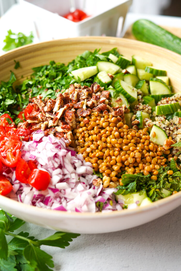 lentil quinoa salad plantyou