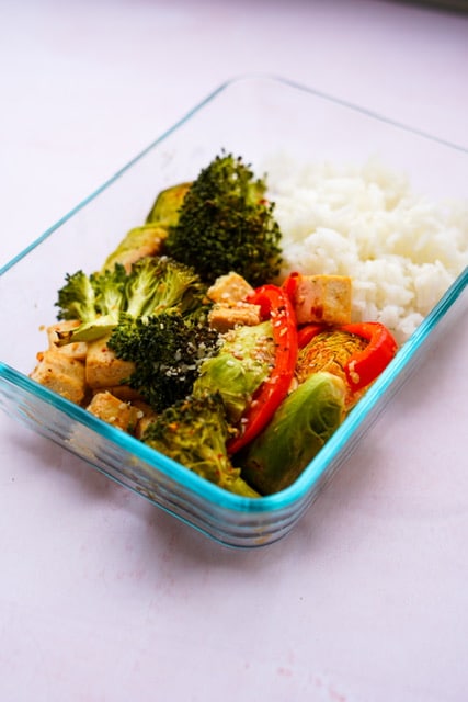 teriyaki sheet pan meal prep