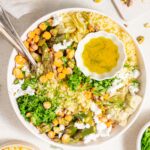 spring pearl couscous salad with asparagus and dill