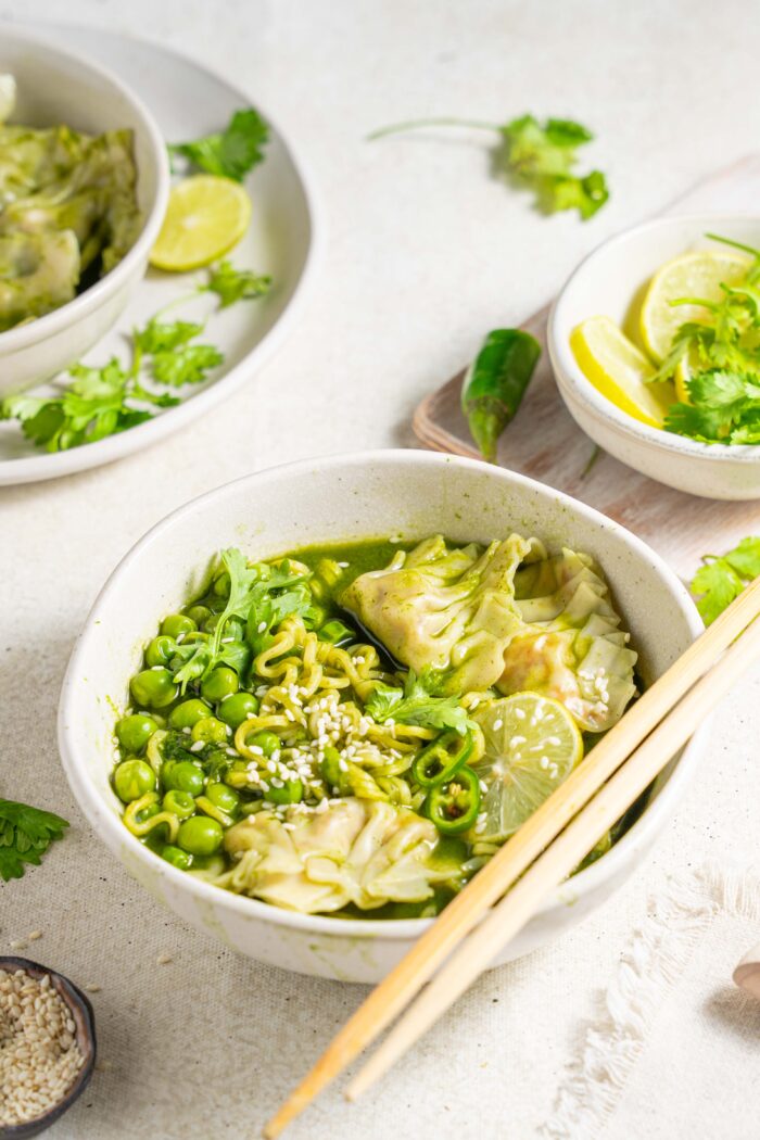 green spring dumpling soup title image