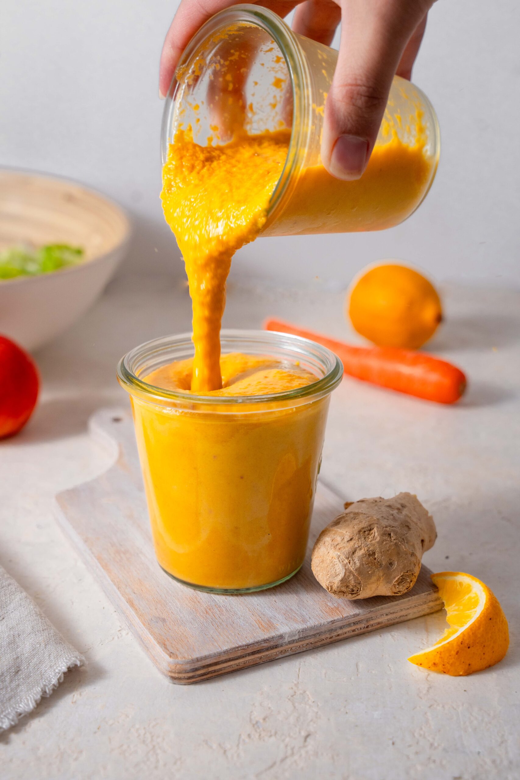 Ginger Carrot Miso Dressing