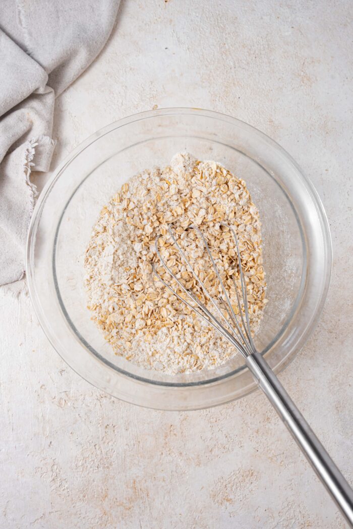 dry ingredients mixed together