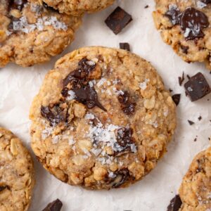 gluten-free tahini chocolate cookies