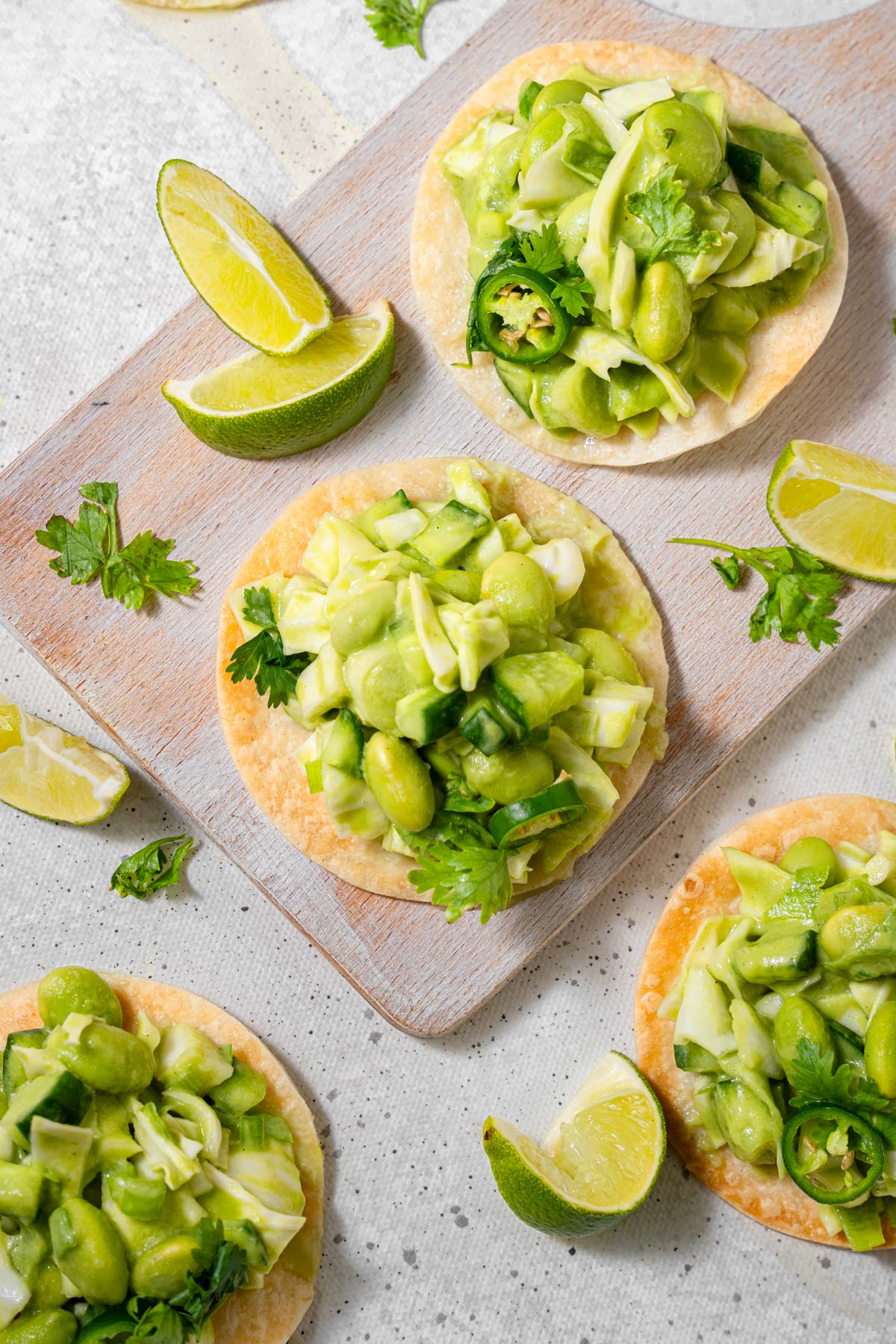 Green Goddess Salad Tostadas