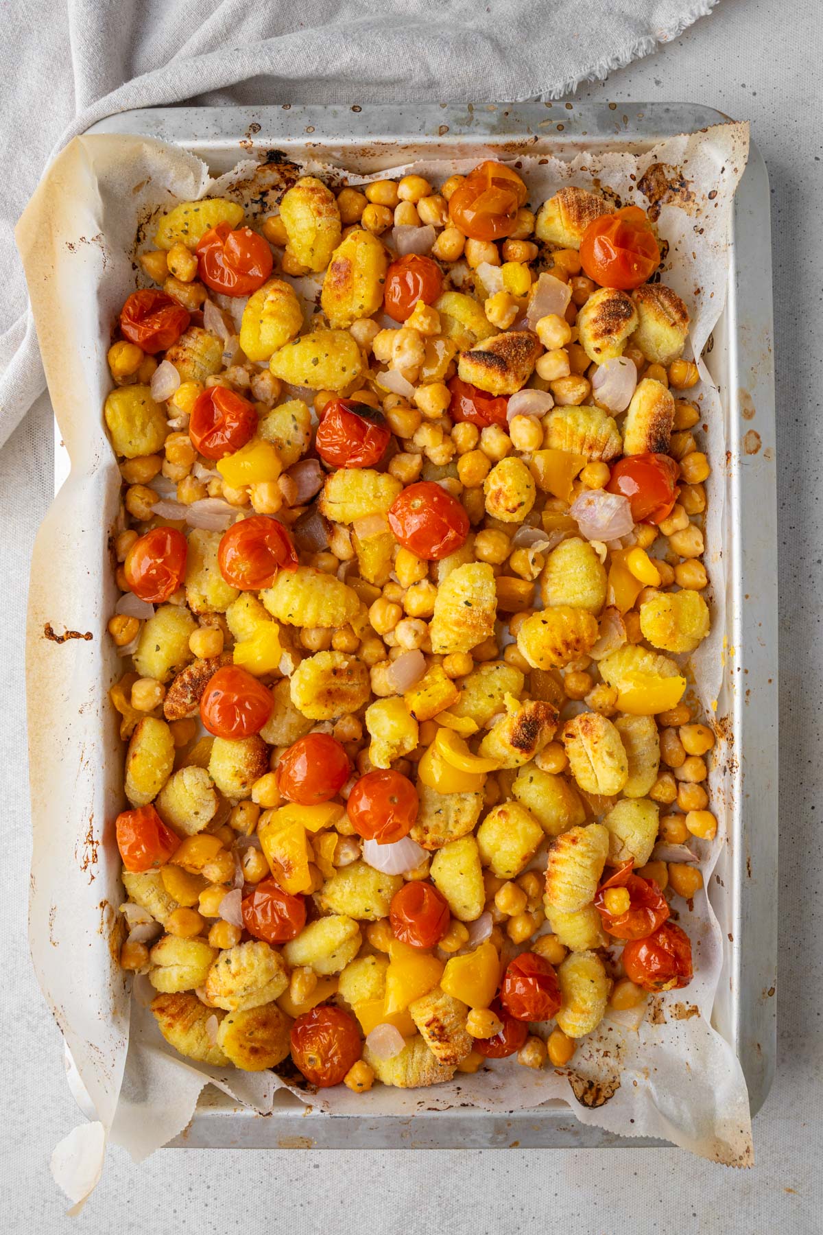 Vegetarian Sheet Pan Gnocchi - PlantYou