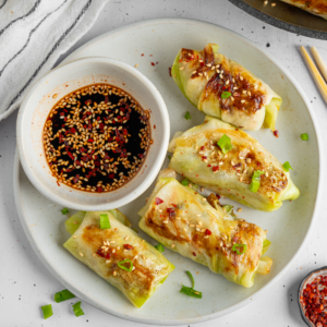 Vegan Cabbage-Wrapped Dumplings with Tofu