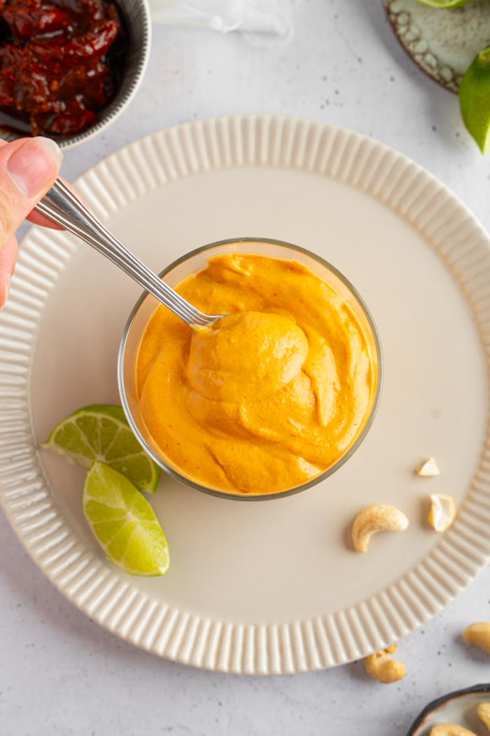 Vegan chipotle mayo.