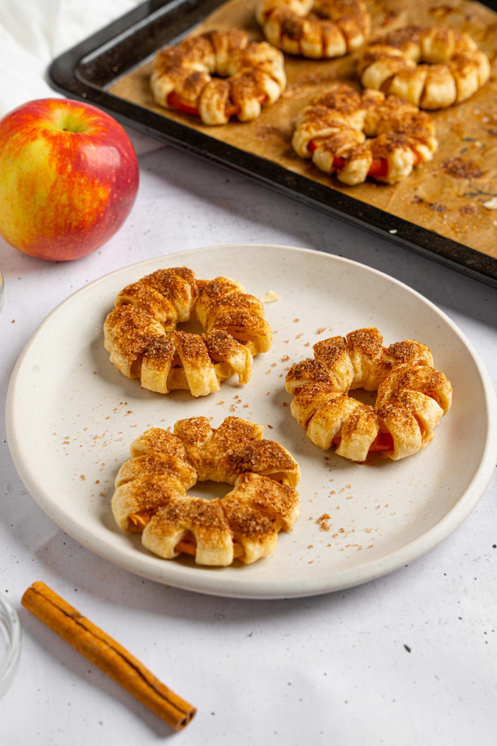 Puff Pastry Apple Donuts-image